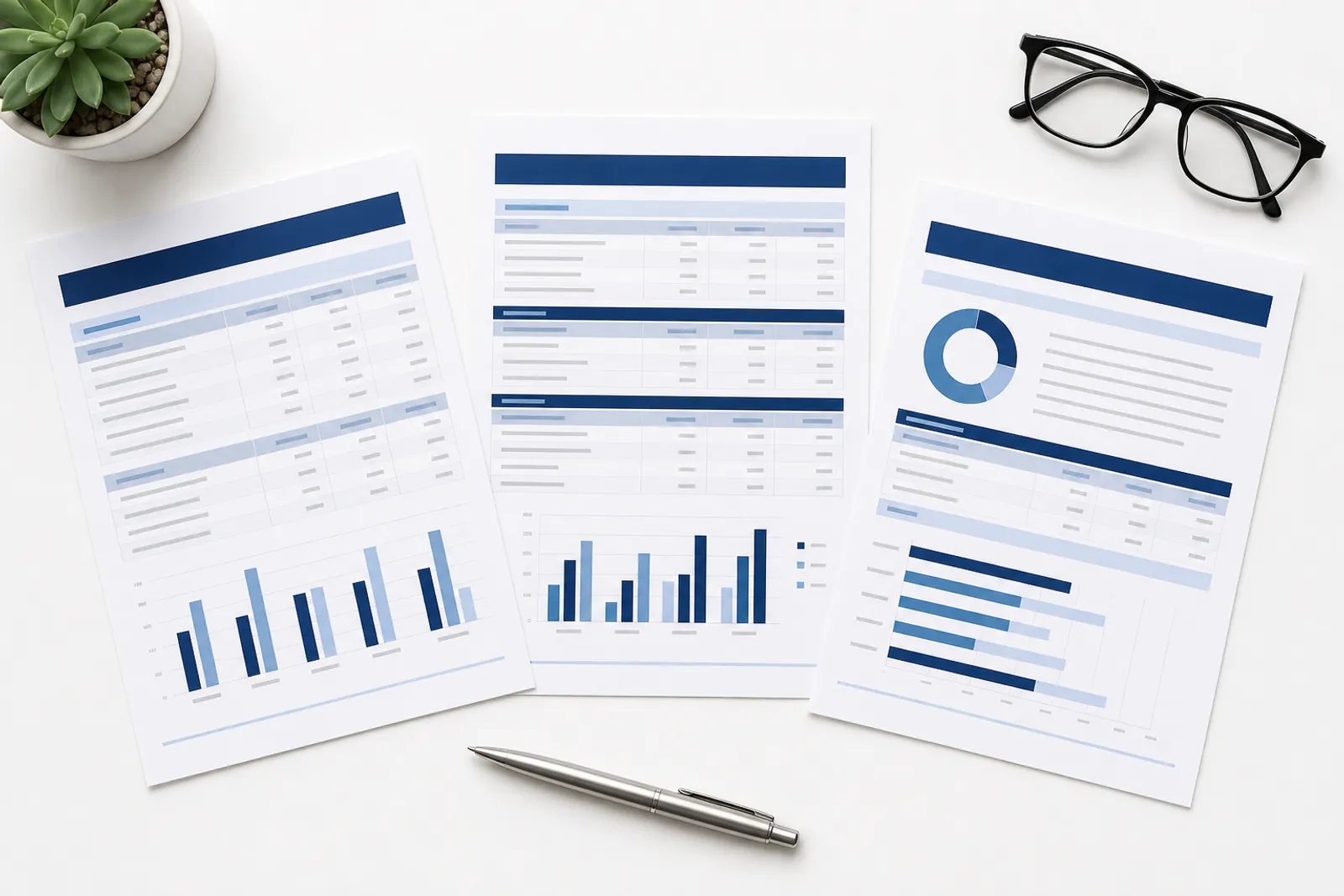 IFRS financial statements from Ledgeriano: balance sheet, income statement and cash flow statement